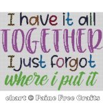 I have it all together