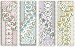 Crazy Floral Bookmarks