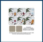 Snowmen Rounded Squares