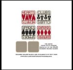 Playing Cards Suits Rounded Squares