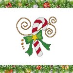 Jacobean Christmas - Candy Cane