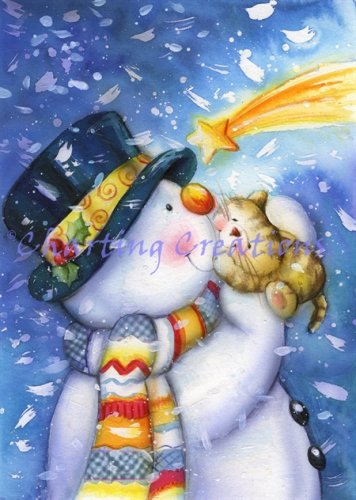 (image for) Snowman Kisses