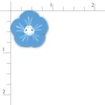 (image for) large geranium - blue & white