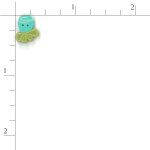 (image for) tiny turquoise ribbon rose
