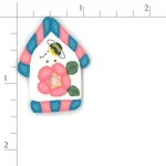 Pink And Blue Birdhouse (image for) Pink And Blue Birdhouse
