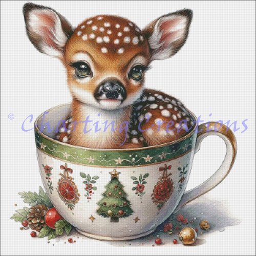 (image for) Baby Animals In Mugs - Fawn