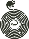 (image for) Cat And Mouse Game Silhouette