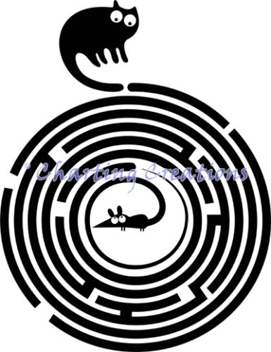 (image for) Cat And Mouse Game Silhouette