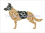 (image for) German Shepherd Silhouette 2