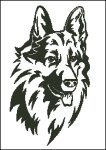 (image for) German Shepherd Silhouette