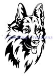 German Shepherd Silhouette (image for) German Shepherd Silhouette