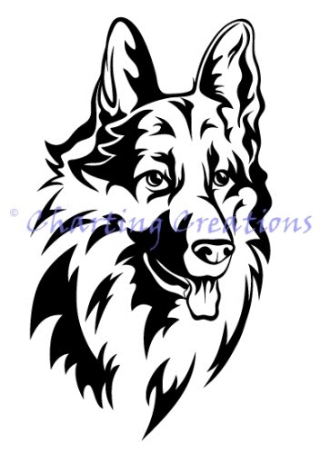 (image for) German Shepherd Silhouette