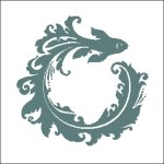 (image for) Gold Fish Swirl Silhouette