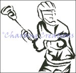 (image for) Lacrosse Player Silhouette