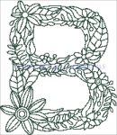 (image for) Letter B - Floral