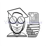 (image for) Owl Graduation Silhouette