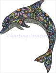 (image for) Stained Glass Dolphin