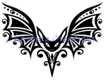 (image for) Tribal Bat Silhouette