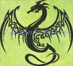 (image for) Tribal Dragon Silhouette 2