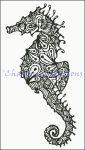 (image for) Zentangle Seahorse Silhouette