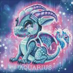 (image for) Zodiac Lil Dragonz Aquarius
