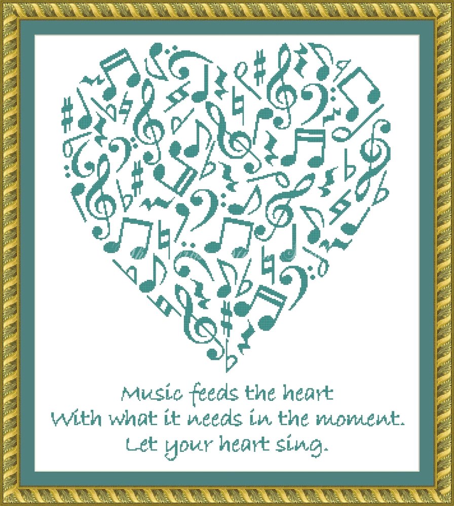 (image for) A Heart Full Of Music - Quote 1 - Mini