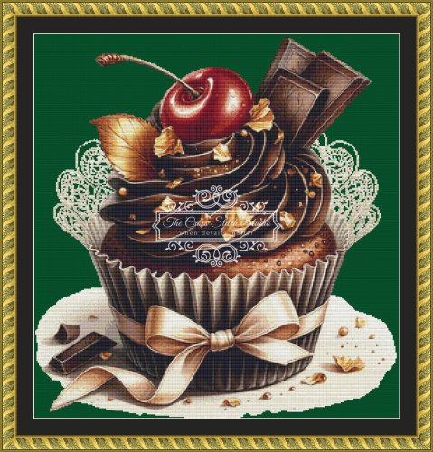 (image for) Chocolate Cherry Cupcake 2 - Mini