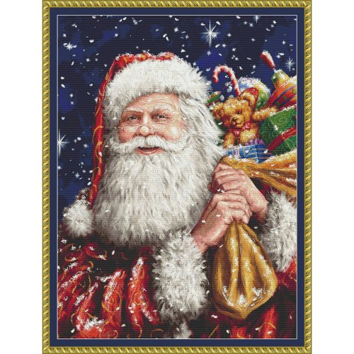 (image for) Santa Bearing Gifts