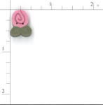 Rose Swirly Bud - Tiny (image for) Rose Swirly Bud - Tiny