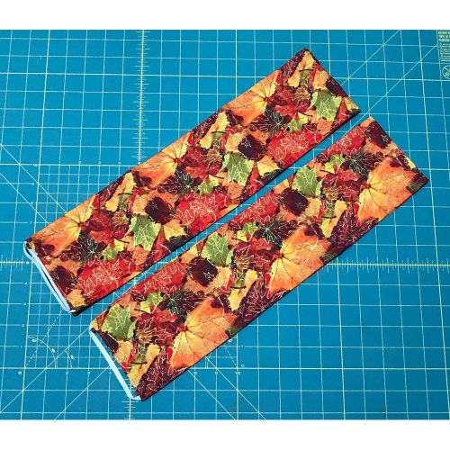 (image for) 36" Scroll Rod Covers - Autumn Leaves