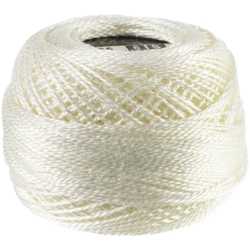(image for) DMC White (Blanc) Pearl Cotton Size 8