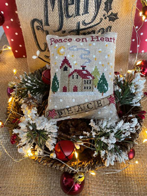 (image for) Peace on Heart pillow