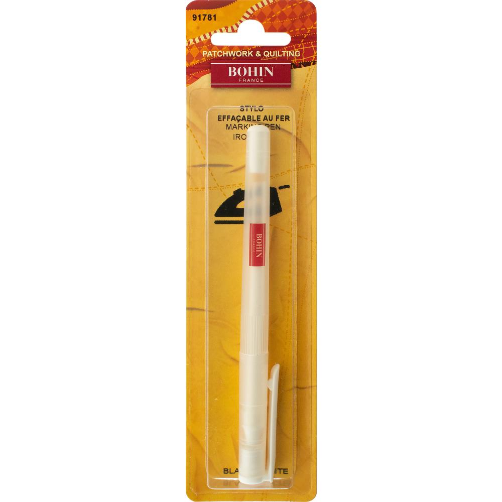 Bohin Water-Erasable Marking Pen - White