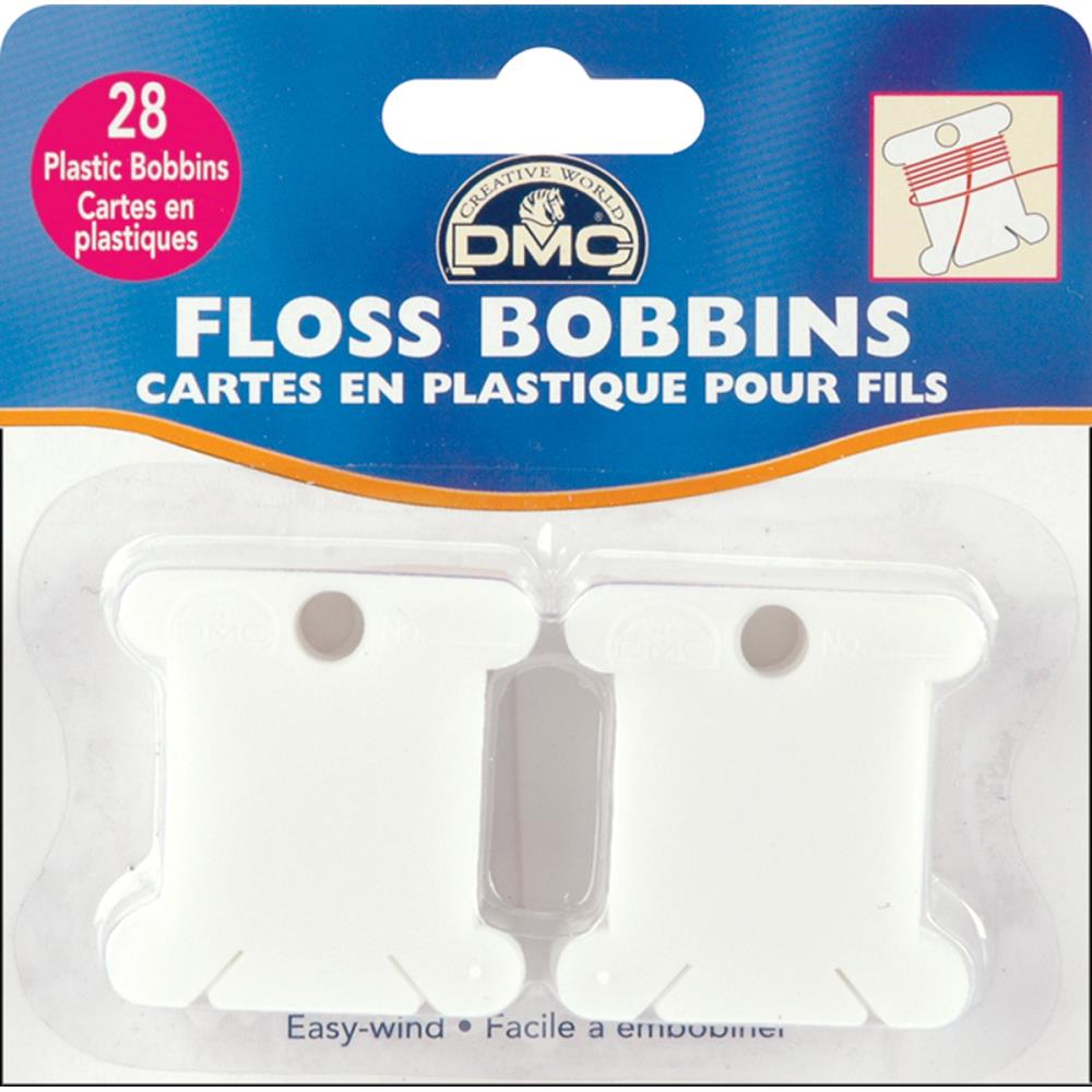 DMC Plastic Floss Bobbins - Click Image to Close