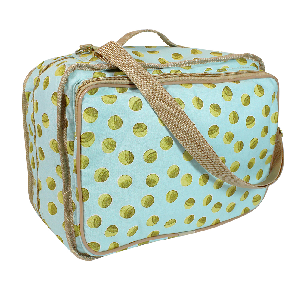 Aqua And Yellow Tote