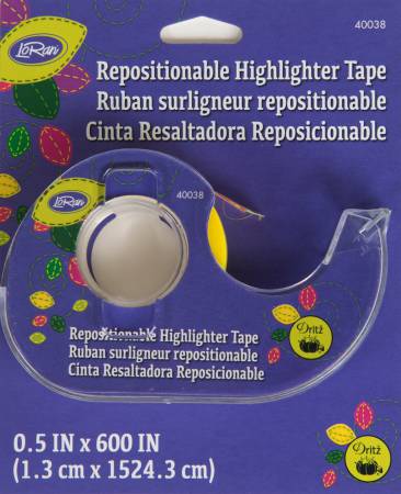 Repositionable Highlighter Tape Yellow