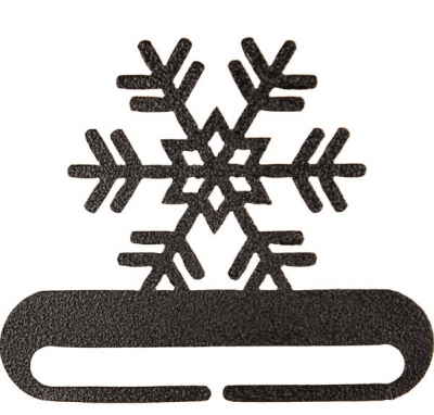 (image for) Snowflake Split Btm - Charcoal - 12"