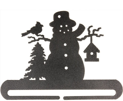 (image for) Frosty Snowman Split Btm - Charcoal 8"