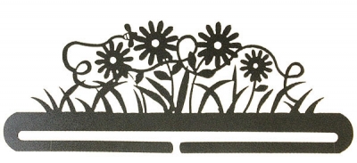 (image for) Daisy & Bee Split Btm - Charcoal - 12"
