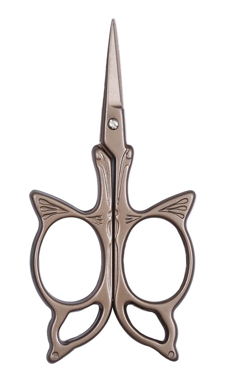 Embroidery Scissors - Bronze Butterfly