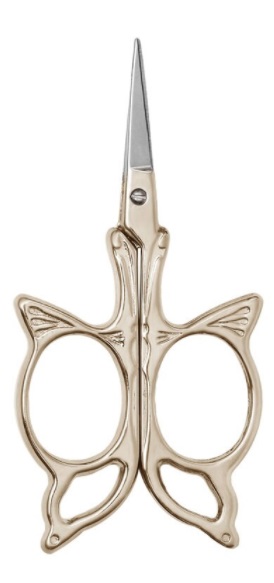 Embroidery Scissors - Gold Butterfly