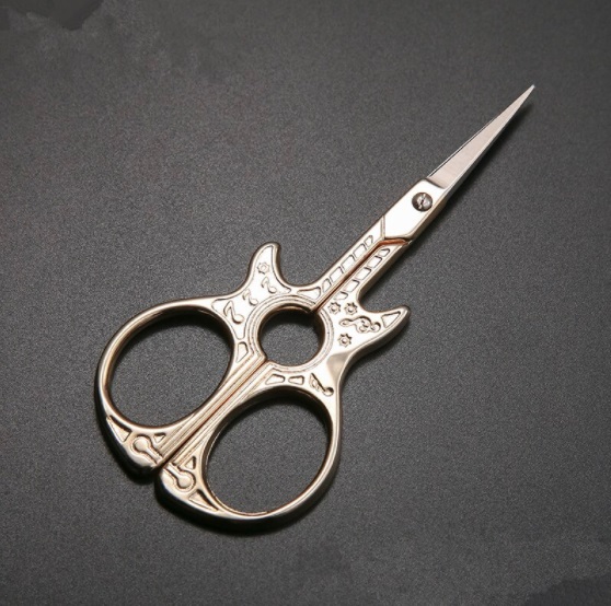 Embroidery Scissors - Gold Guitar