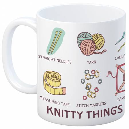 Knit Happy Knitty Things Mug