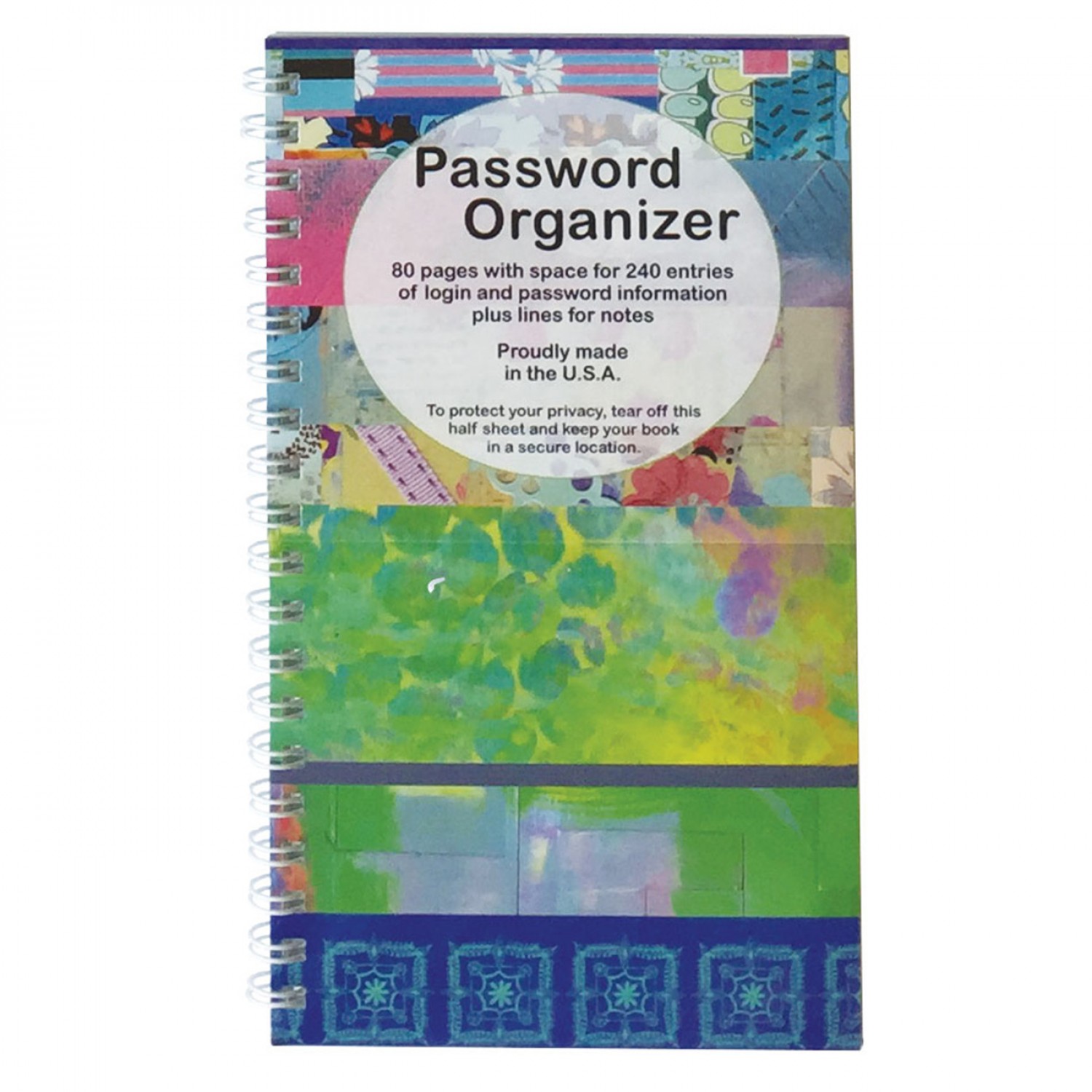 Password Book - Abstract Art