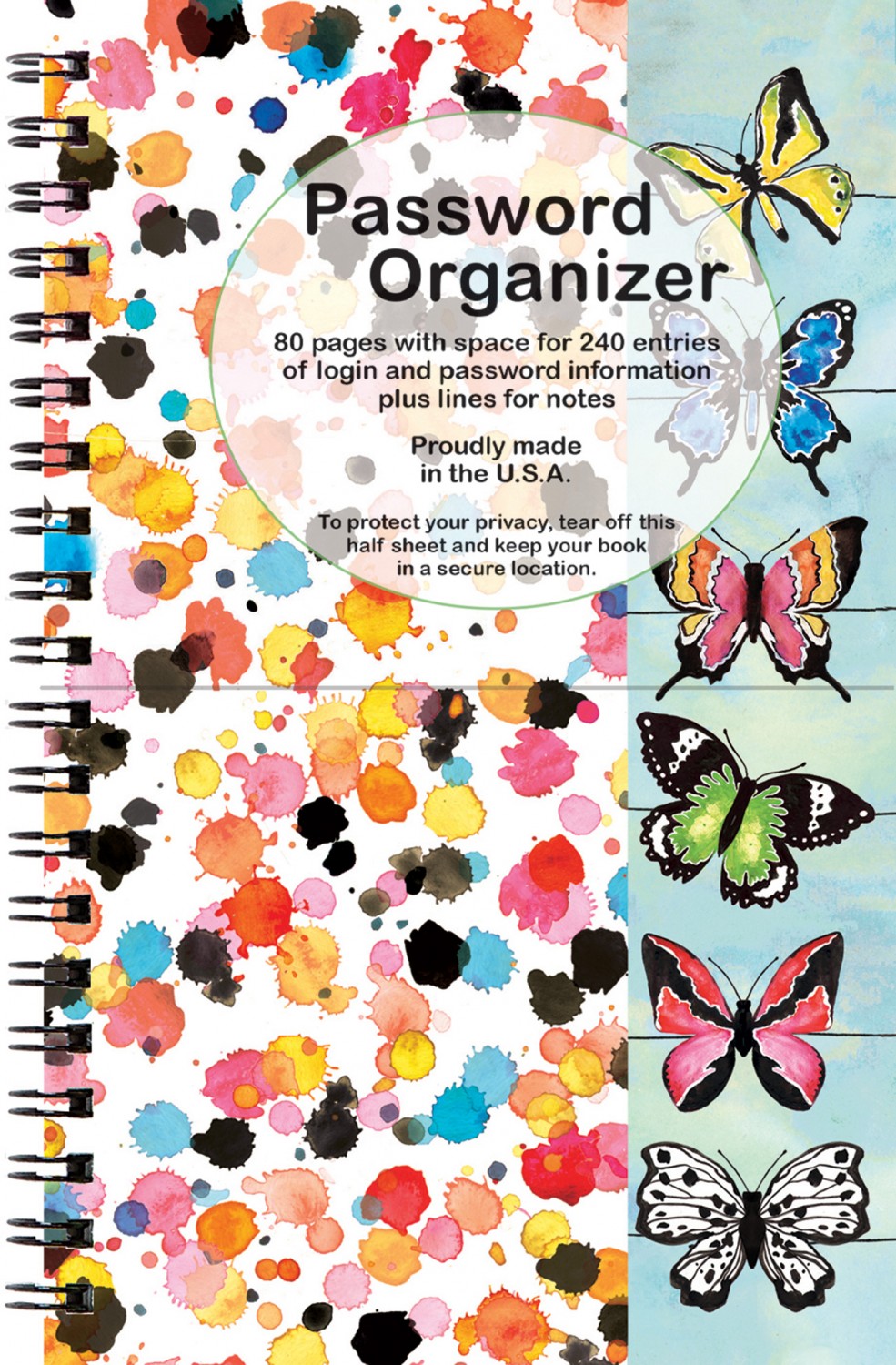 Password Book - Butterfly