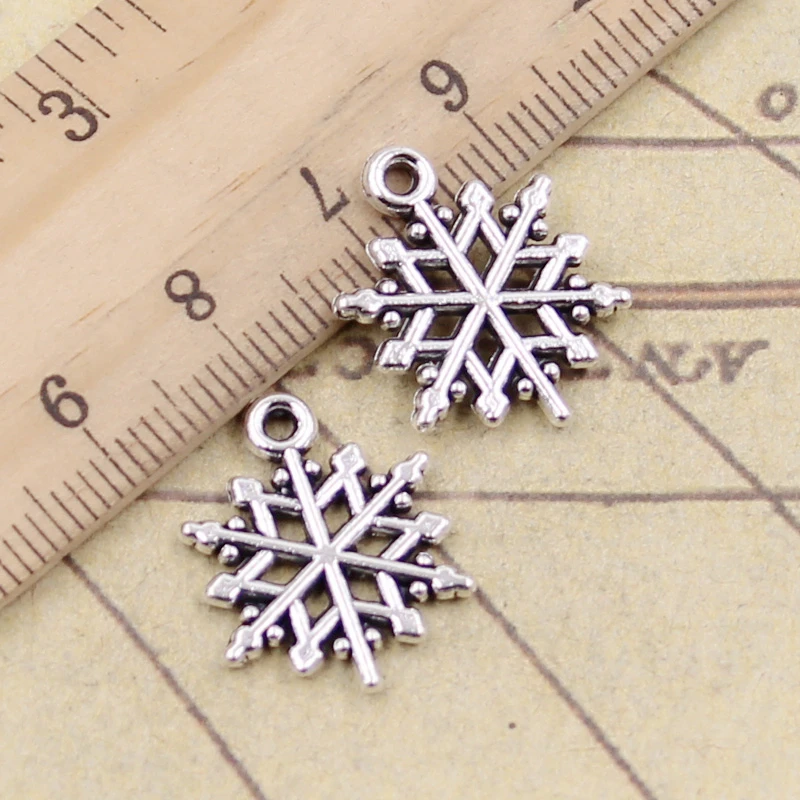 (image for) Silver Snowflake Charm 6
