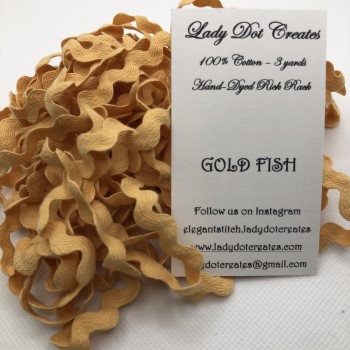 Gold Fish 1/2" Rick Rack