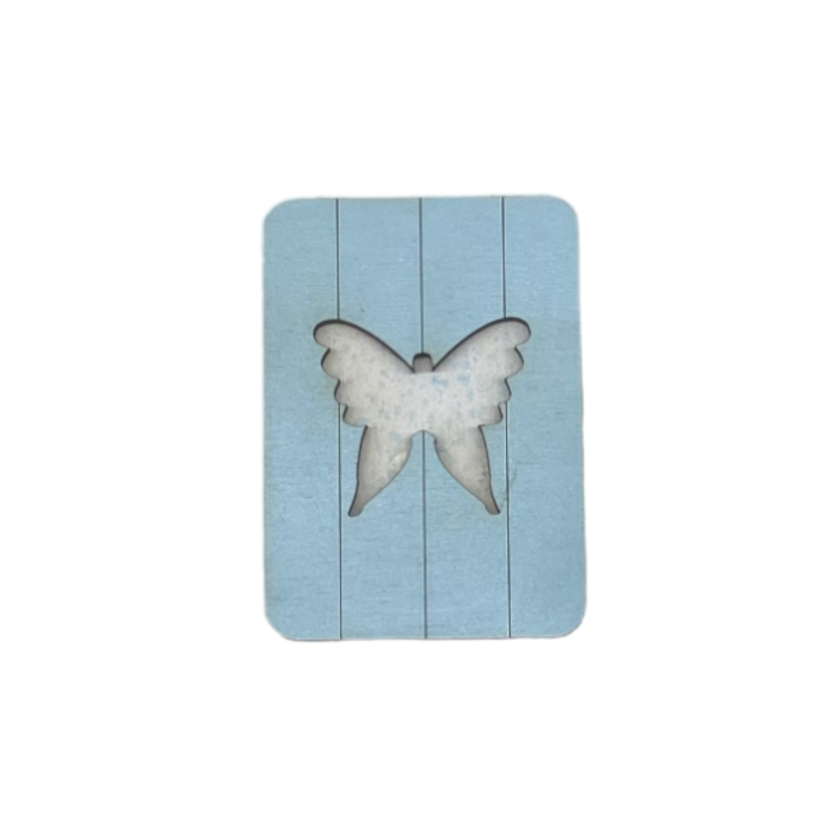 (image for) Wooden Needle Case - Butterfly