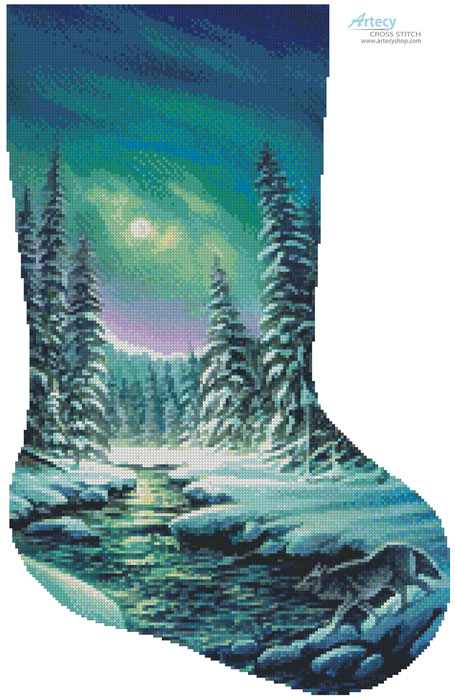 A Quiet Stroll Stocking (Right)