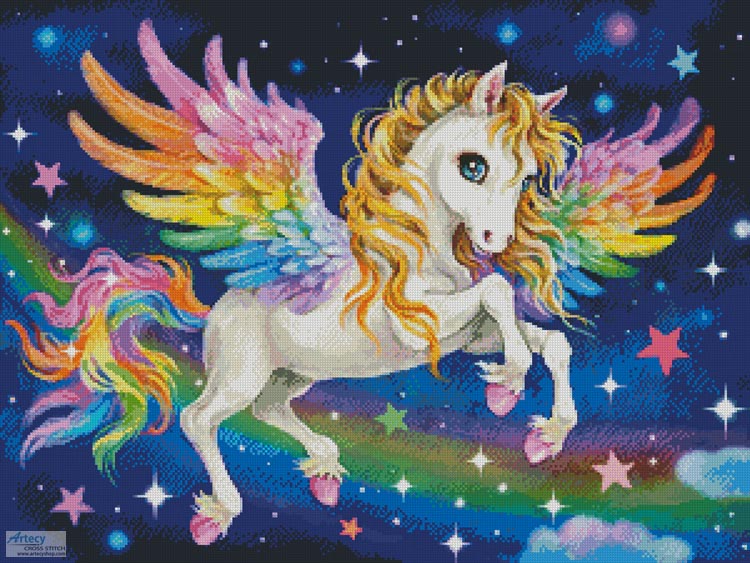 Cute Rainbow Pegasus